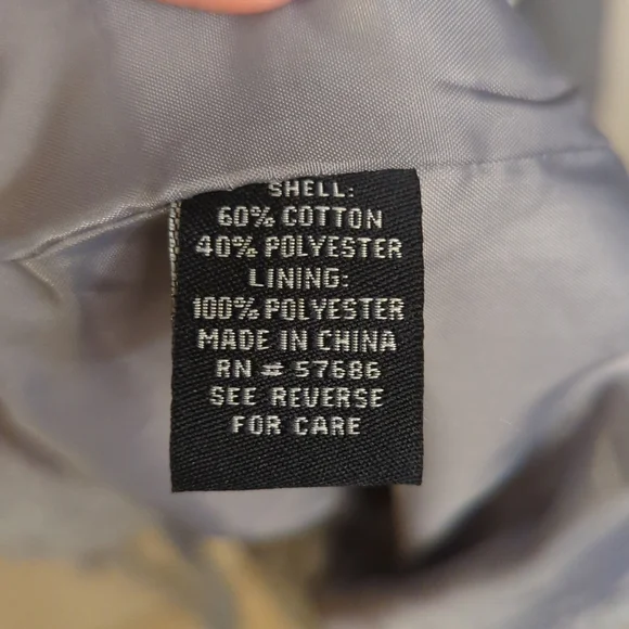 Grey lined coat - Picture 4 of 5